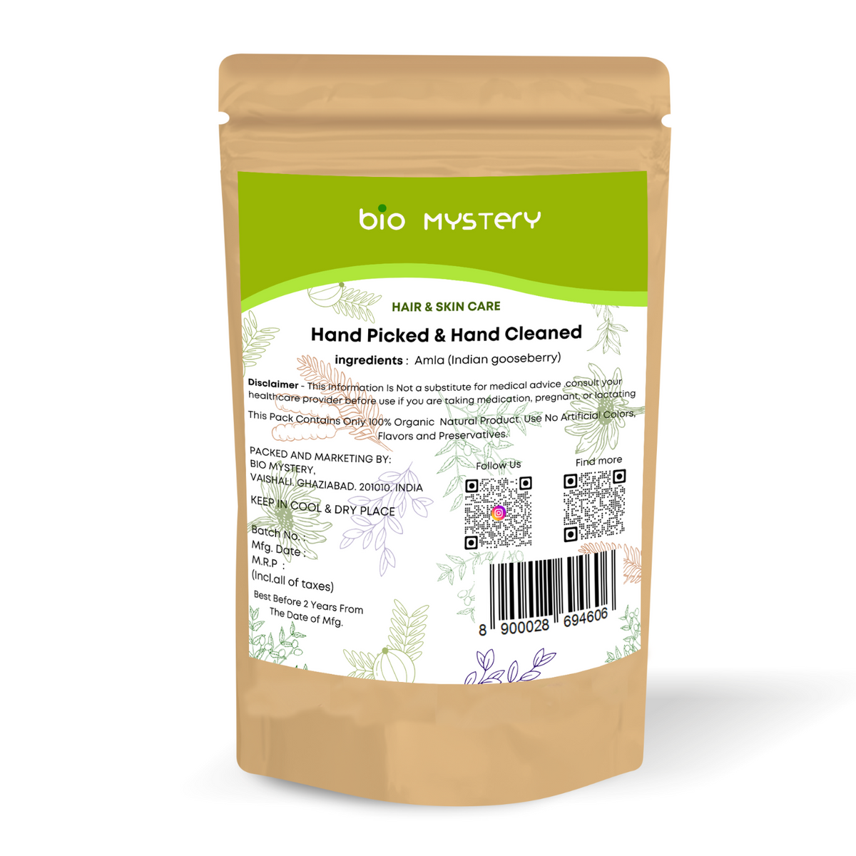 Amla Powder for Hair Growth (100g)
