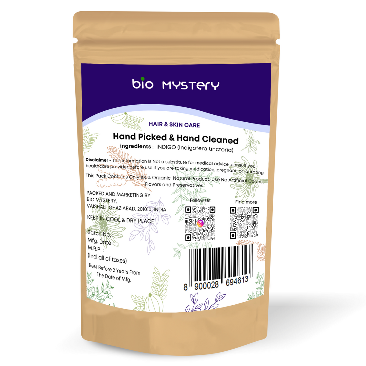 Natural Indigo Powder (227g)